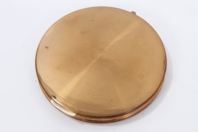 Lot 25 - H.R.H. Princess Mary The Princess Royal and Countess of Harewood , presentation powder compact by Stratton with engraved crowned M cipher to cover , presented to Miss Joyce Turpin B.E.M. an admin a...