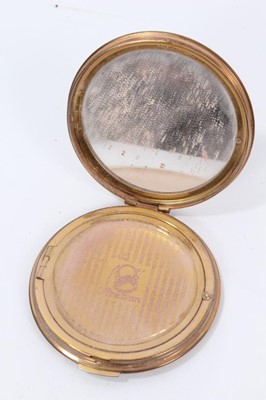 Lot 25 - H.R.H. Princess Mary The Princess Royal and Countess of Harewood , presentation powder compact by Stratton with engraved crowned M cipher to cover , presented to Miss Joyce Turpin B.E.M. an admin a...