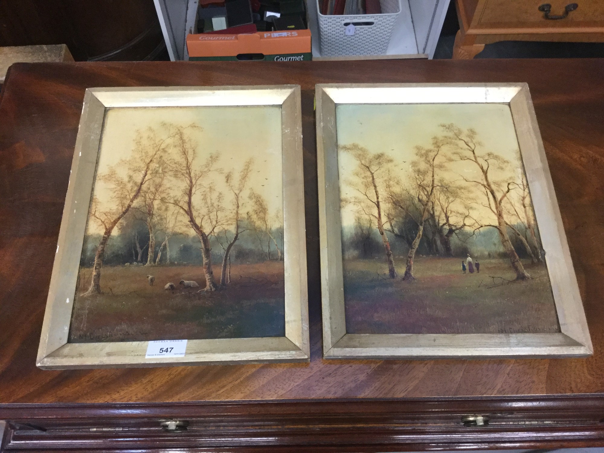 Lot 547 - Nils Hans Christensen (1867-1939) pair of