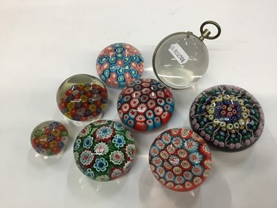 Lot 25 - Group of seven paperweights