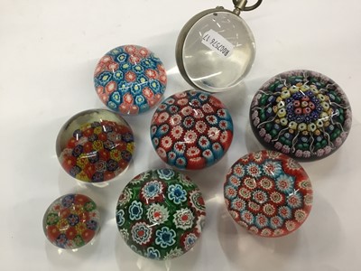 Lot 25 - Group of seven paperweights