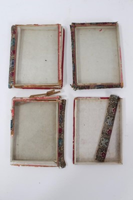 Lot 313 - Good large collection of 19th century Chinese paintings on rice paper