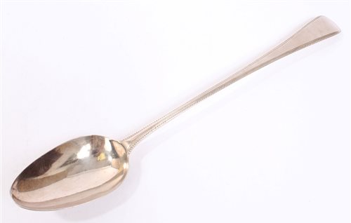 Lot 546 - George III silver Old English thread pattern