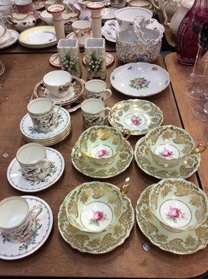 Lot 455 - Aynsley coffee cans, Paragon tea ware and other ceramics