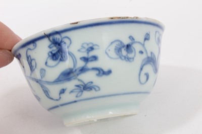 Lot 118 - Large 18th century Chinese famille rose Mandarin teapot, and five further pieces of 18th century Chinese porcelain
