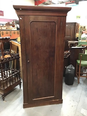 Lot 885 - Victorian mahogany wardrobe