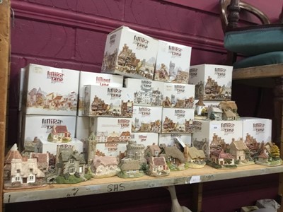 Lot 508 - Five shelves of china and Lilliput lane, possibly to be split up