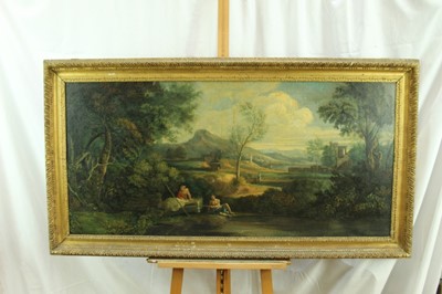 Lot 1237 - Follower of Jan Frans van Bloemen, called Orizzonte (Flemish, 1662-1749), oil