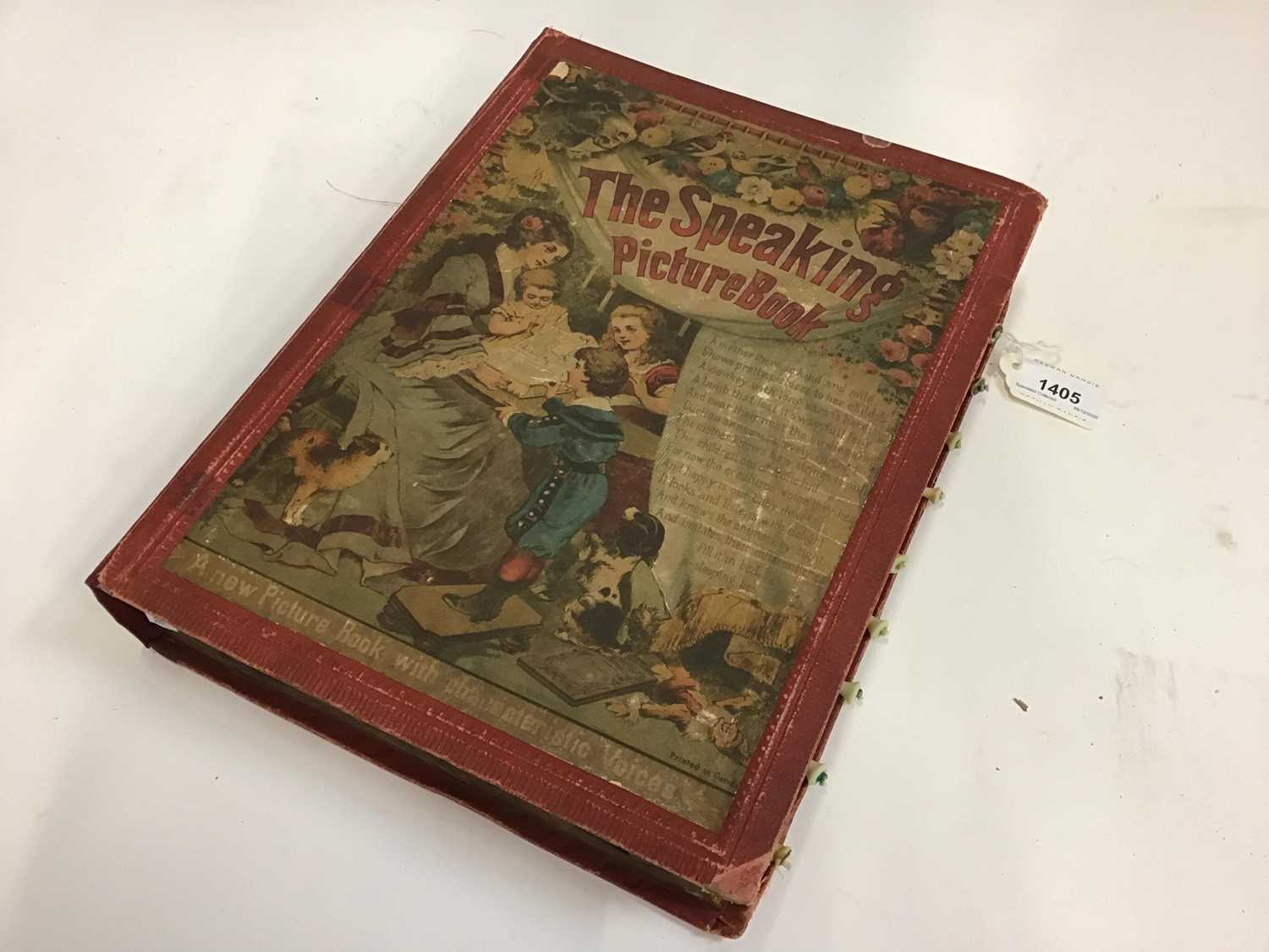 Lot 1405 - A rare early 20th century German 'Speaking Picture Book' with characteristical voices