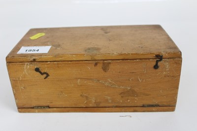 Lot 1954 - Two boxes of microscope slides