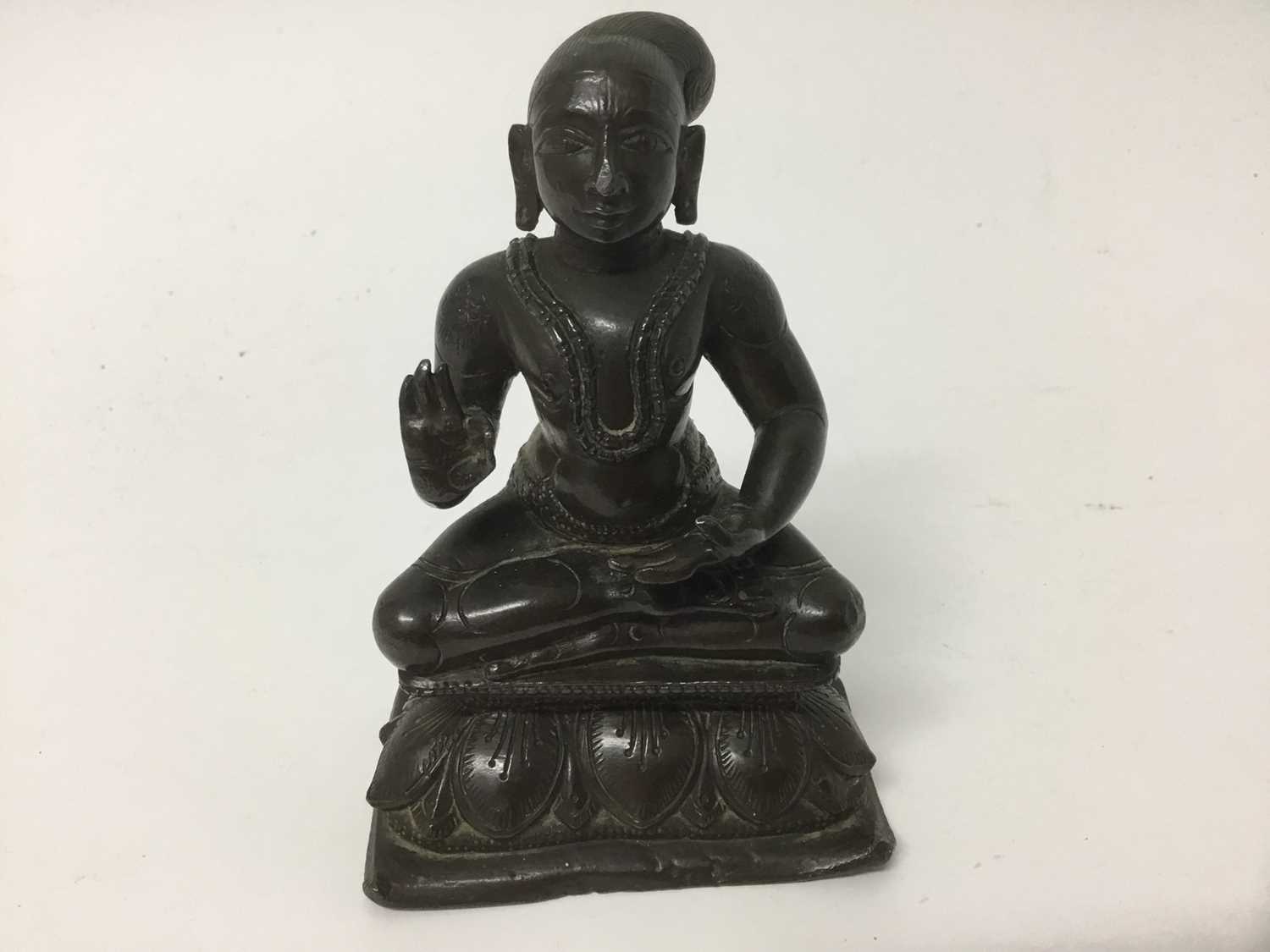 Lot 316 - 19th century Indian bronze deity figure