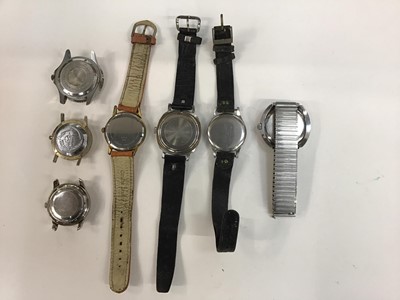 Lot 170 - Group of seven Vintage Wristwatches to include Lemania, J.W. Benson and others (7)