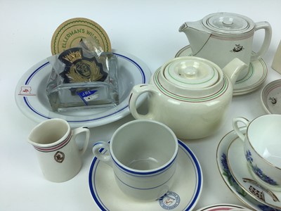 Lot 204 - Group of early 20th Century Shipping related ceramics to include Ellerman & Bucknall Steamship Co Ltd, United Baltic, Port Line, MacAndrews, Cunard  and P&O