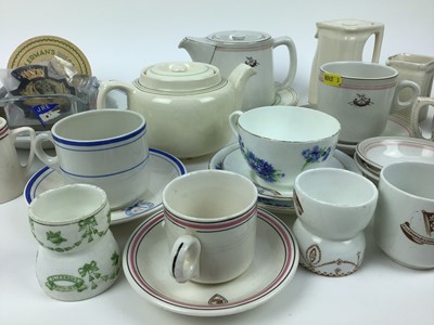 Lot 204 - Group of early 20th Century Shipping related ceramics to include Ellerman & Bucknall Steamship Co Ltd, United Baltic, Port Line, MacAndrews, Cunard  and P&O