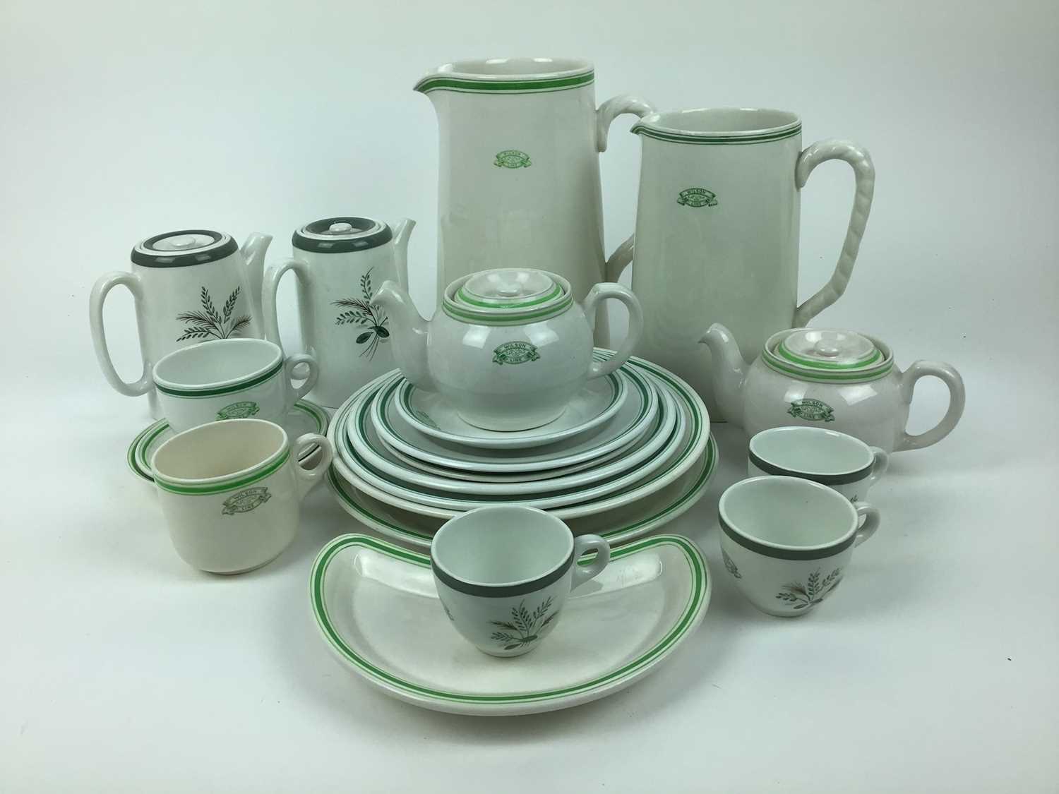 Lot 205 - Group of shipping related ceramics to include Wilson Line and Harrison Line