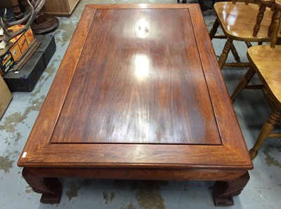 Lot 972 - Eastern hardwood coffee table