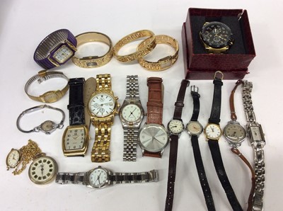 Lot 678 - Group vintage and later wristwatches