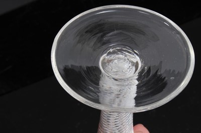 Lot 100 - Georgian air twist stem glass