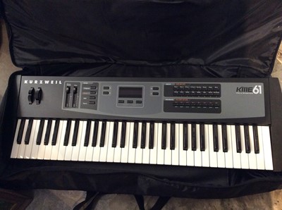 Lot 310 - Kurzweil electric keyboard and pair Skytec speakers