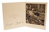 Lot 11 - TM King George VI and Queen Elizabeth - signed...