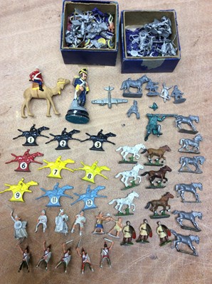 Lot 405 - Collection lead soldiers, horses etc