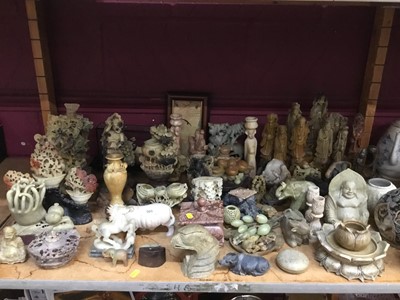 Lot 505 - Collection of soap stone