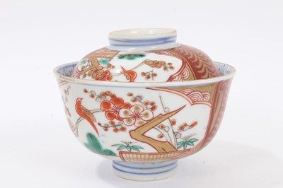 Lot 81 - Two Japanese Imari bowls and covers