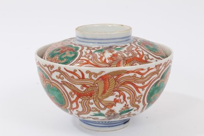 Lot 69 - Two Japanese Imari bowls and covers