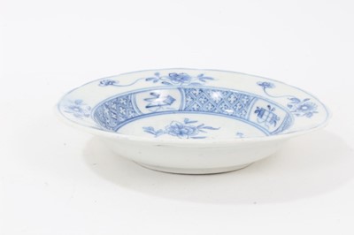Lot 86 - A rare Bow blue and white deep small bowl, circa 1760