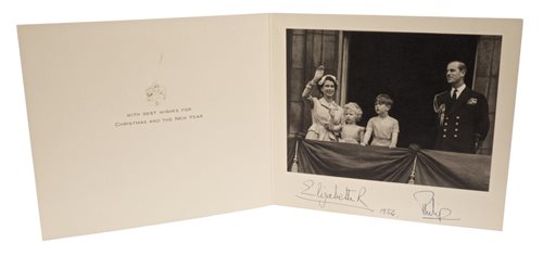 Lot 22 - HM Queen Elizabeth II and HRH The Duke of...