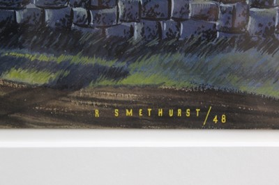 Lot 206 - Manner of Roland Hilder, watercolour landscape, signed Smethurst