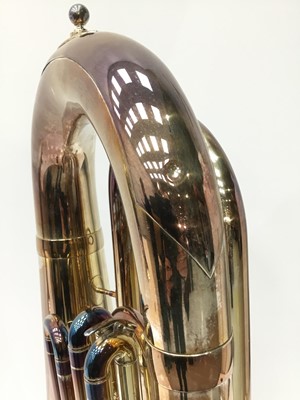 Lot 1 - Besson 600 silvered Bb tuba, serial no. 685-711216, 97cm tall