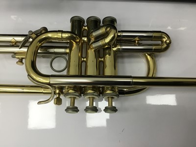 Lot 3 - Blessing fanfare trumpet, serial number 266858, in hard case