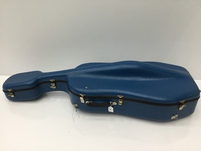 Lot 34 - Cello case by Paxman Ltd, with blue finish, internal measurement approximately 132cm
