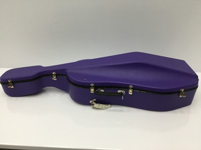 Lot 36 - Good quality Cello case by Paxman Ltd., with purple finish, internal measurement approximately 132cm