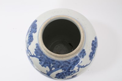 Lot 5 - Chinese blue and white jar