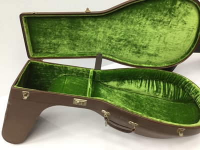 Lot 37 - Two good quality lute cases with lined interior