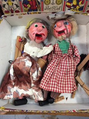 Lot 361 - Two Pelhams puppets- farmer and his wife