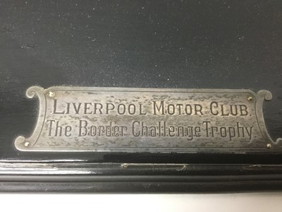 Lot 10 - Of early motoring interest: The Liverpool Motor Club - The Border Challenge Trophy