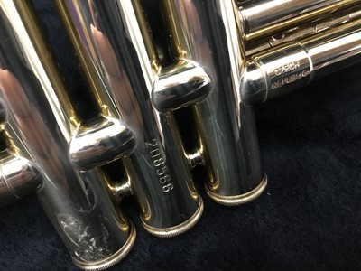 Lot 95 - Boosey & Hawkes 400 brass trumpet, serial number 208556, together with Yamaha 7C mouthpiece, cased, as new condition