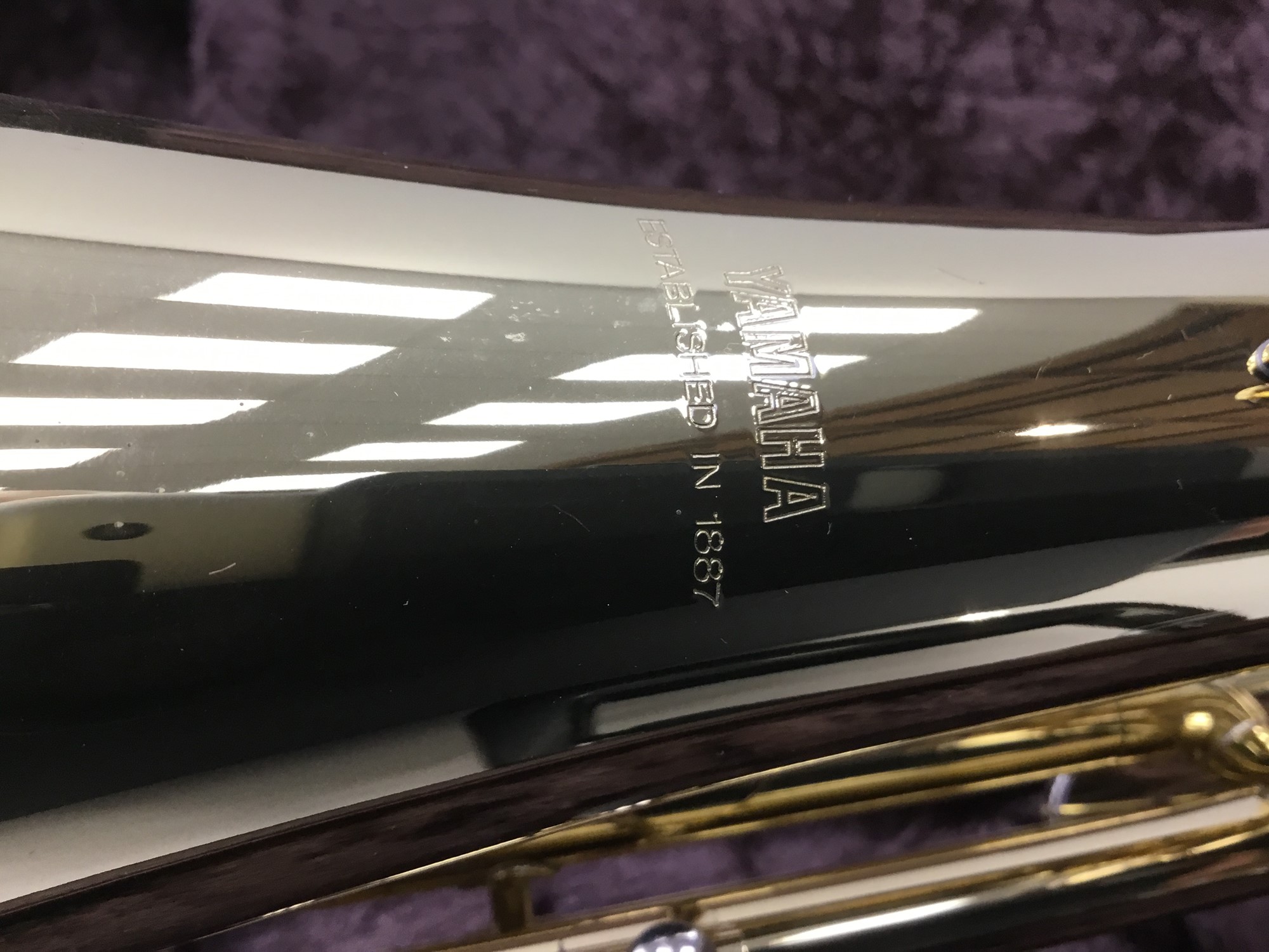 Lot 96 Yamaha flugelhorn, model 2310, serial number