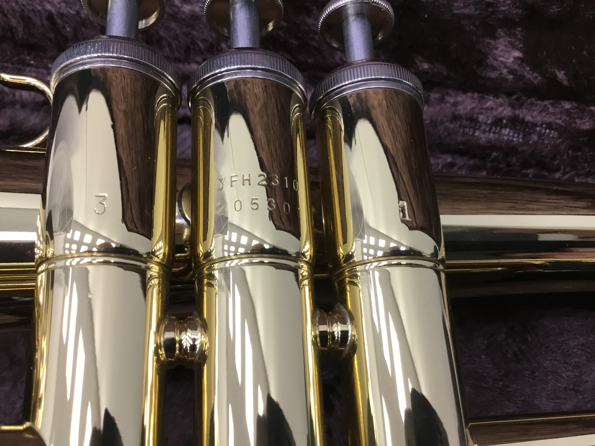 Lot 96 Yamaha flugelhorn, model 2310, serial number