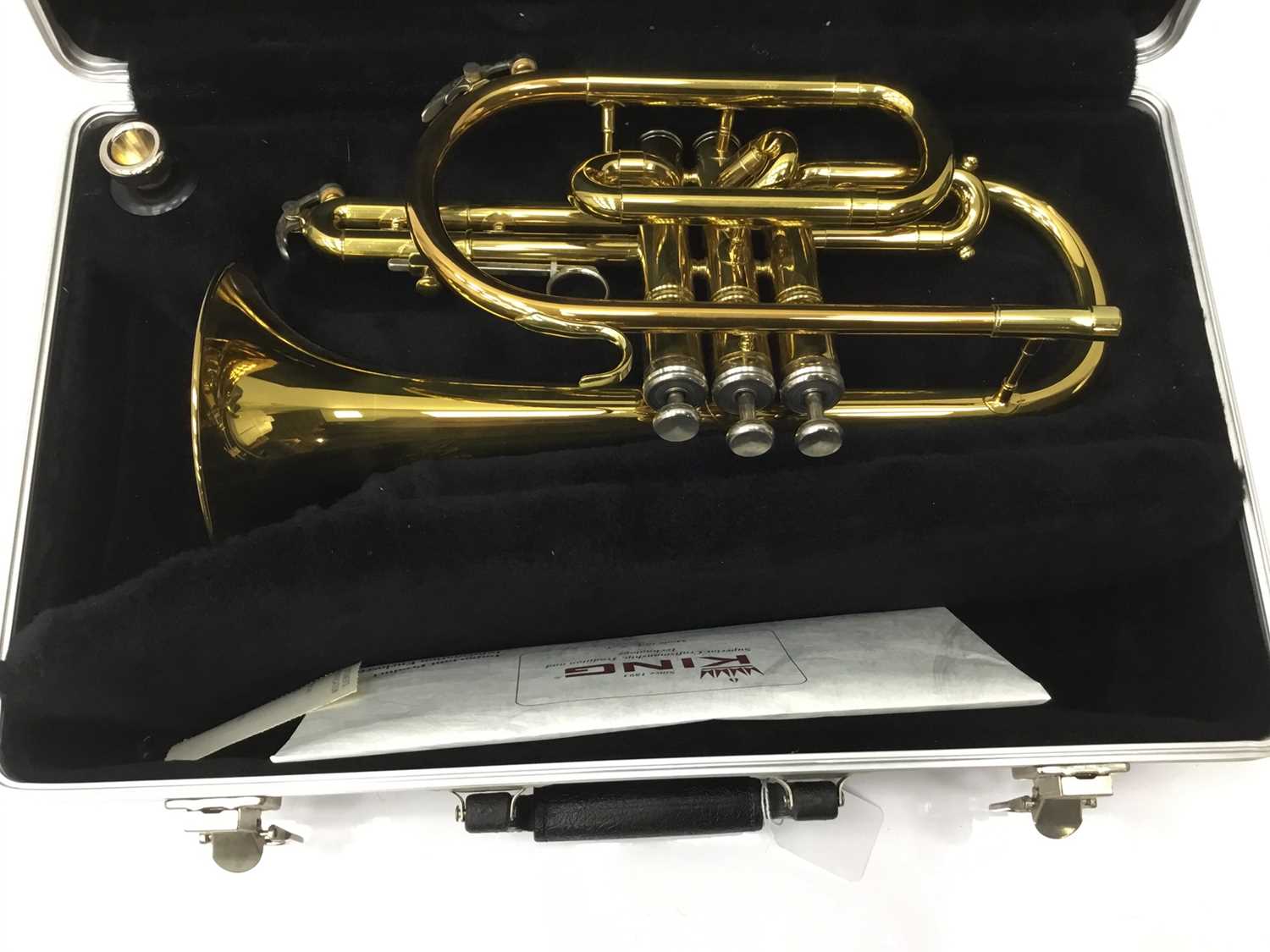 Lot 99 King brass model 605, serial number