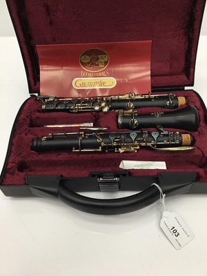 Lot 103 - Buffet oboe, serial number 9967, cased, as new condition