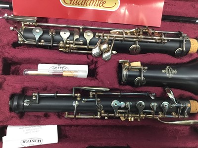 Lot 103 - Buffet oboe, serial number 9967, cased, as new condition
