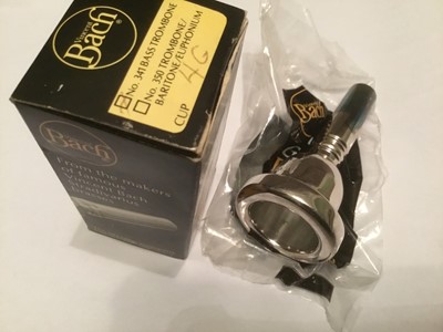 Lot 46 - Bach 341 4G bass trombone mouthpiece, boxed, new