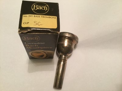Lot 50 - Bach 341 5G bass trombone mouthpiece, boxed, new
