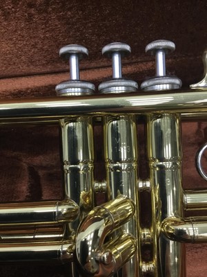 Lot 65 - Brass trumpet