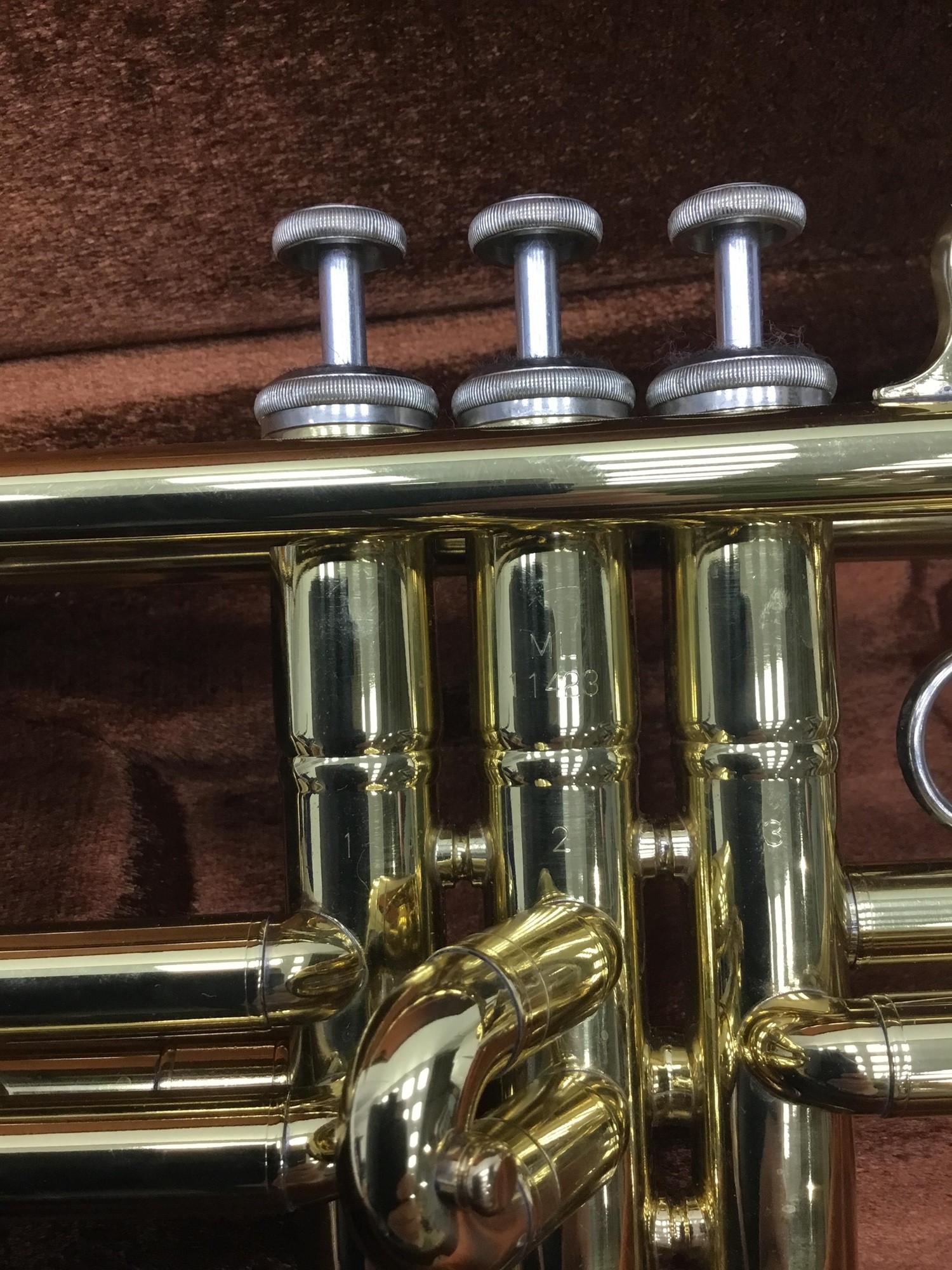 Lot 65 Brass trumpet
