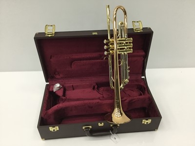 Lot 66 - Besson International tri-colour trumpet
